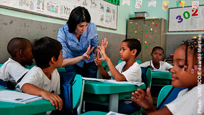 Primary School classroom in Brazil